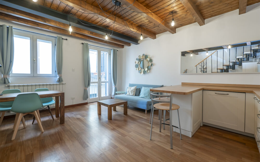 MILANO – VIA DE AMICIS | ESCLUSIVO BILOCALE CON BALCONE E TERRAZZINO, NEL CUORE DELLA VECCHIA MILANO